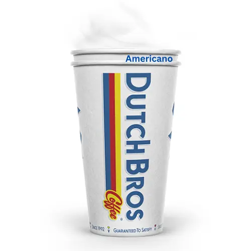 Dutch Bros Americano made with hand-pulled Private Reserve espresso shots