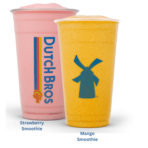 Dutch Bros kids mango smoothie