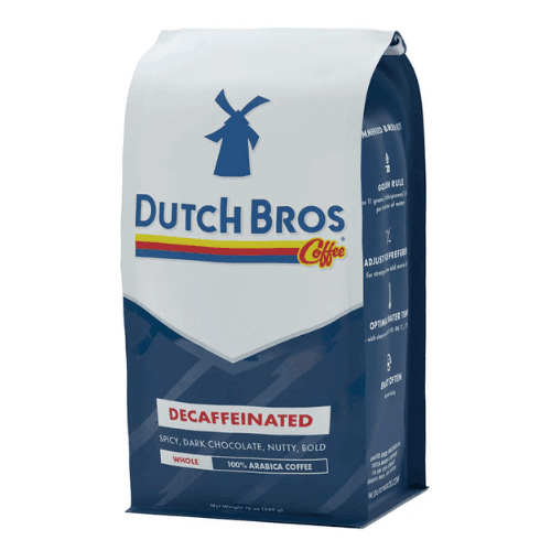 Dutch Bros Decaffeinated 12 oz bag of coffee