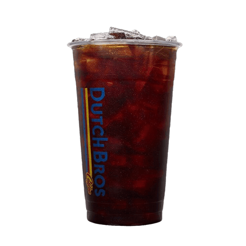Dutch Bros healthy drinks Cold Brew sugar-free syrup low calorie iced coffee option