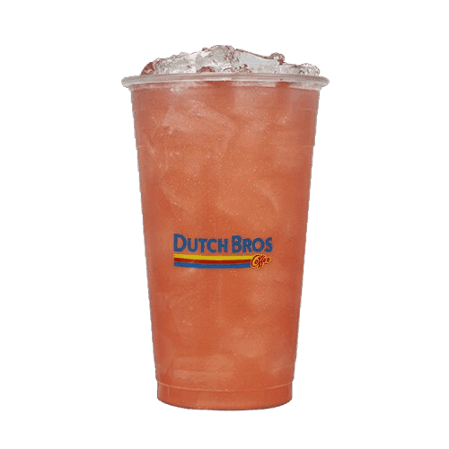 Dutch Bros healthy drink Peach Green Tea refreshing low calorie iced tea option