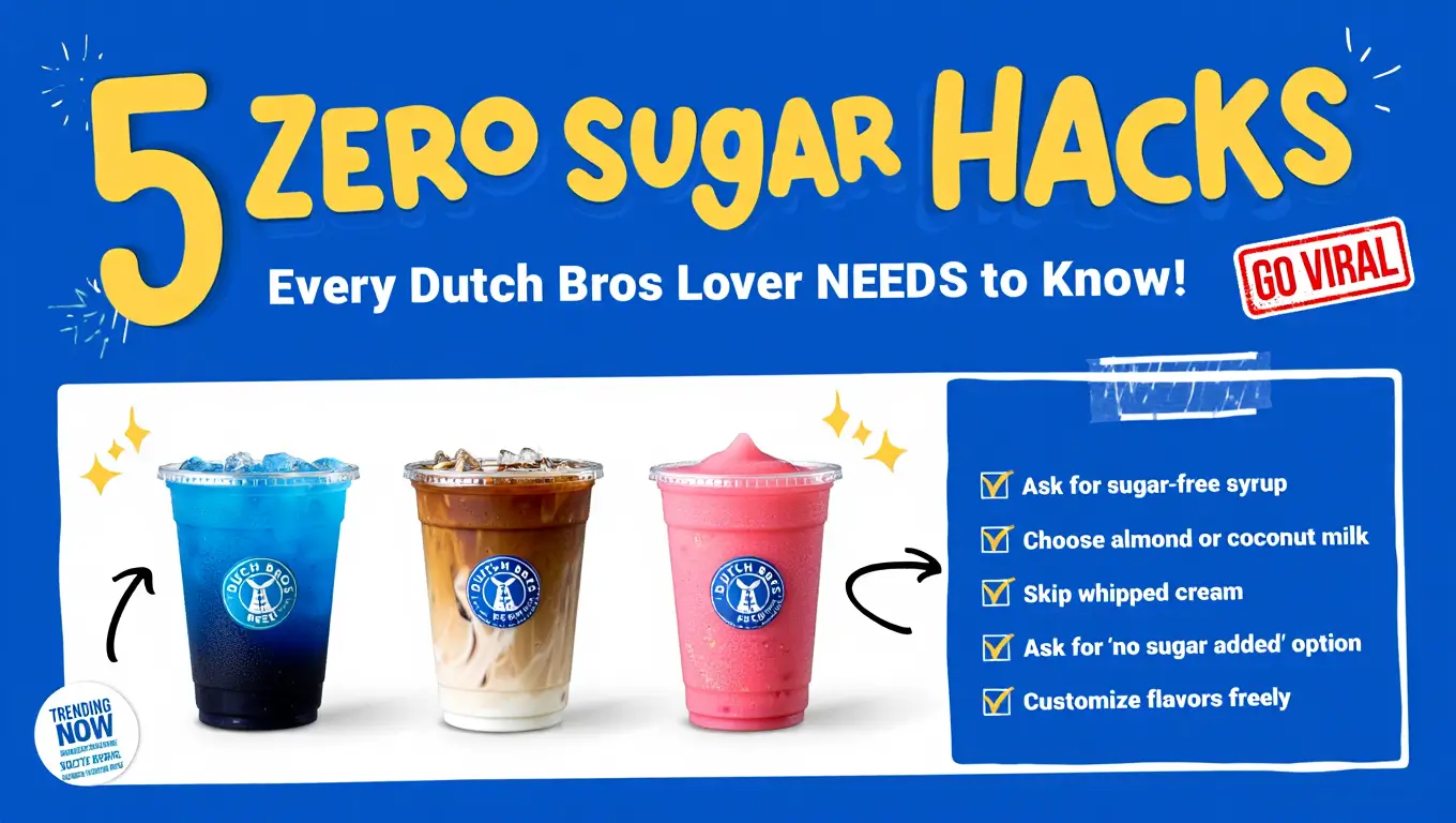 Dutch Bros Sugar Free Menu, Flavors & Zero Sugar Drinks