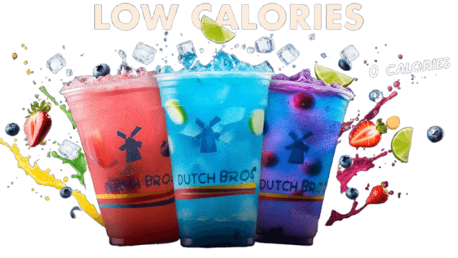 Low calorie drinks under 50 calories from Dutch Bros