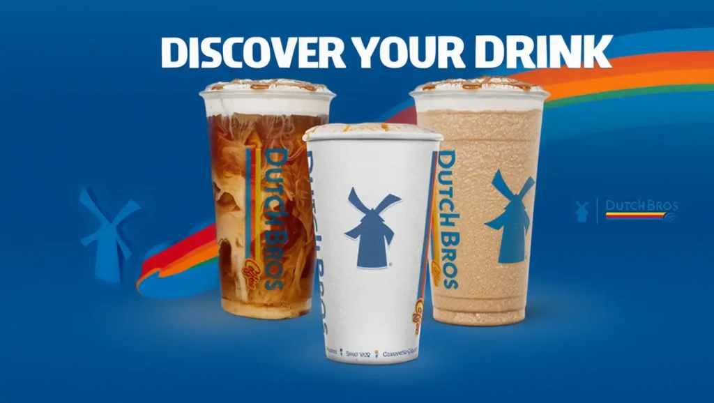 Dutch Bros menu with prices showing full drink selection