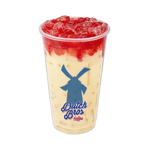 Strawberry Colada Rebel Dutch Bros seasonal energy drink